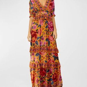 Farm Rio Floral Dream Maxi Dress